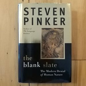 The Blank Slate by Steven Pinker hardcover book